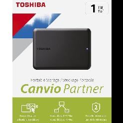 Toshiba Canvio Partner 1TB Portable USB 3.2 Hard Drive